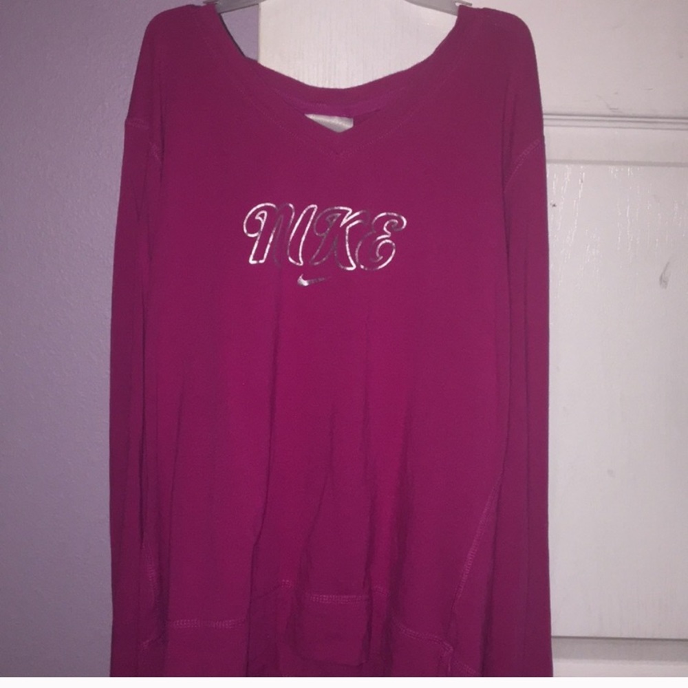3/$10-Pink Nike Long Sleeve Womens Shirt